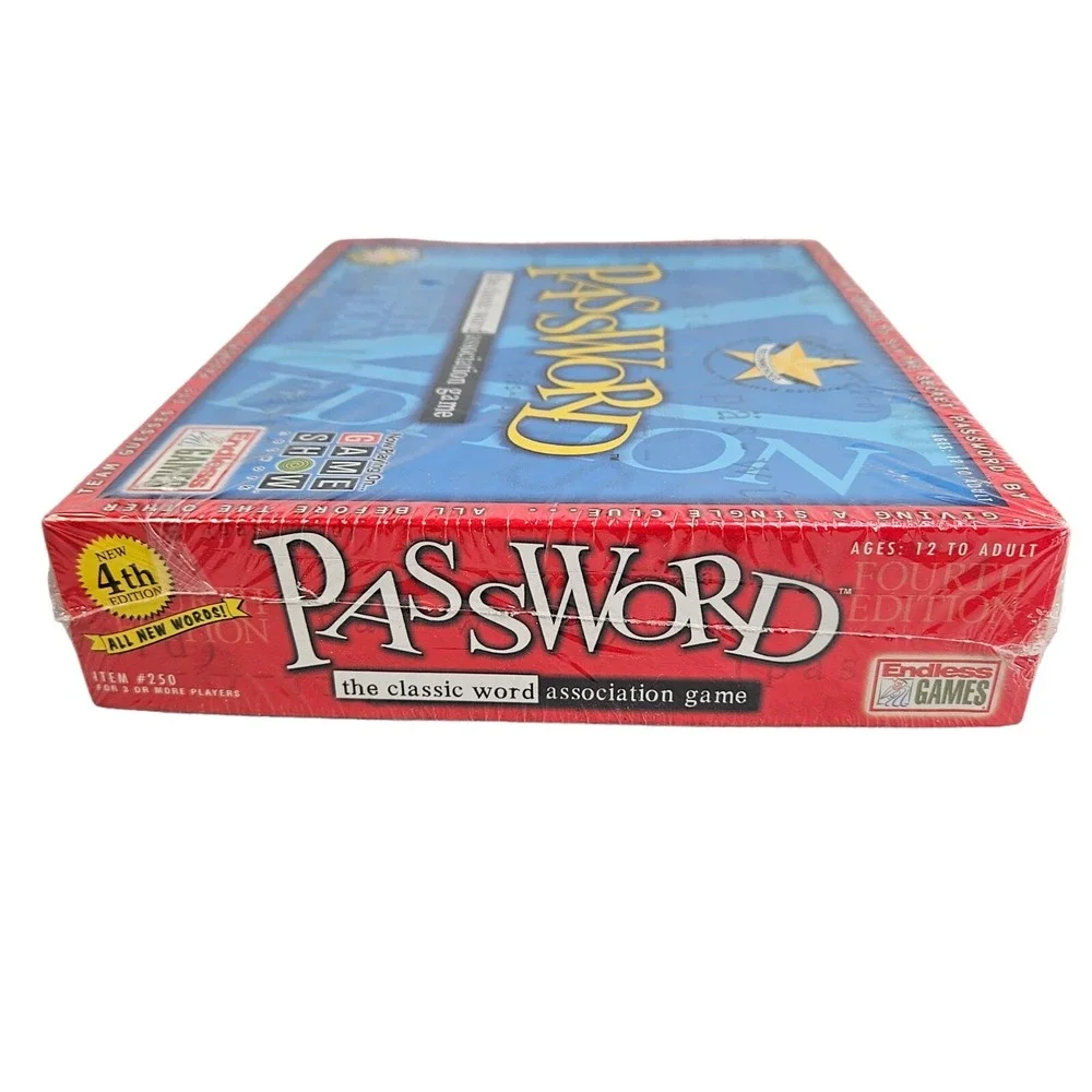 Password‎ Word Association Family Game Night 2003 4th Edition 12 and Up Sealed